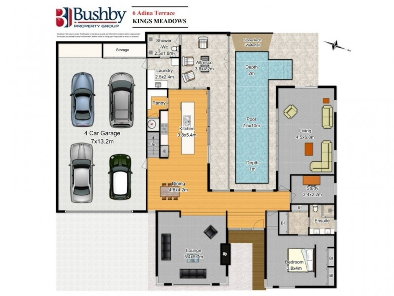 6 Adina Terrace, Kings Meadows TAS 7249 Floorplan