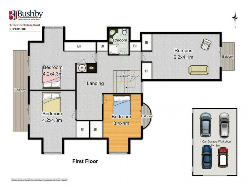 27 New Ecclestone Road, Riverside TAS 7250 Floorplan
