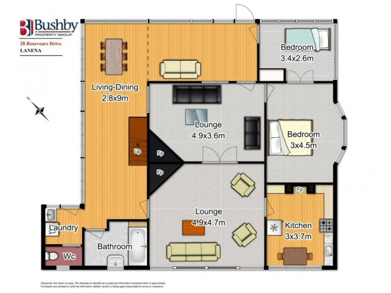 28 Rosevears Drive, Lanena TAS 7275 Floorplan