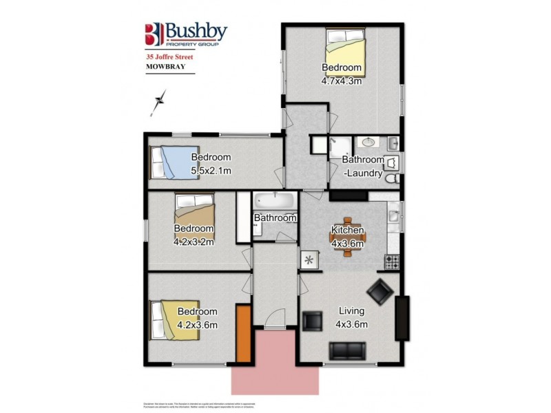 35 Joffre Street, Mowbray TAS 7248 Floorplan