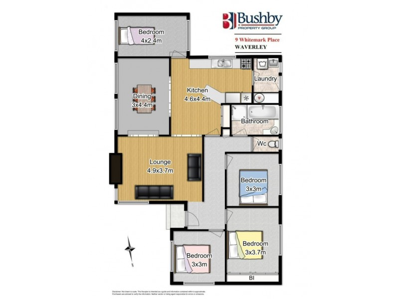 9 Whitemark Place, Waverley TAS 7250 Floorplan