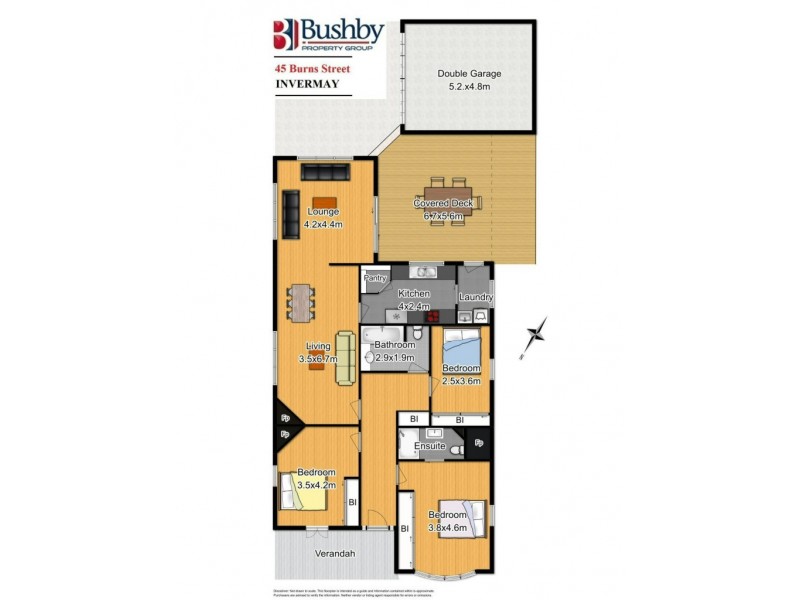 45 Burns Street, Invermay TAS 7248 Floorplan