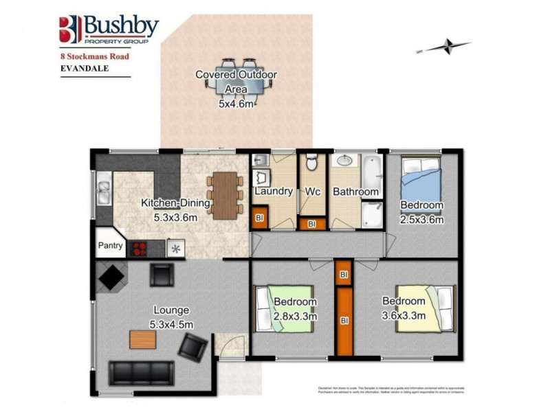 8 Stockmans Road, Evandale TAS 7212 Floorplan