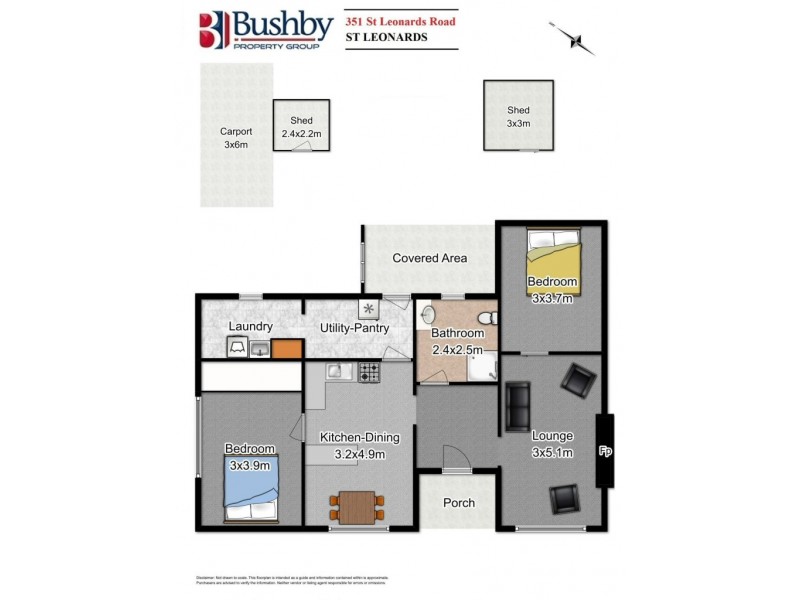 351 St Leonards Road, St Leonards TAS 7250 Floorplan