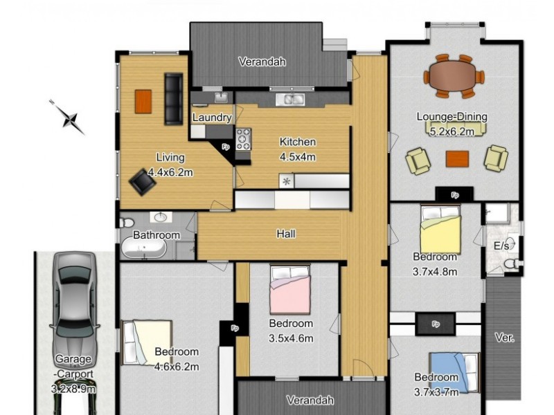 123 High Street, East Launceston TAS 7250 Floorplan