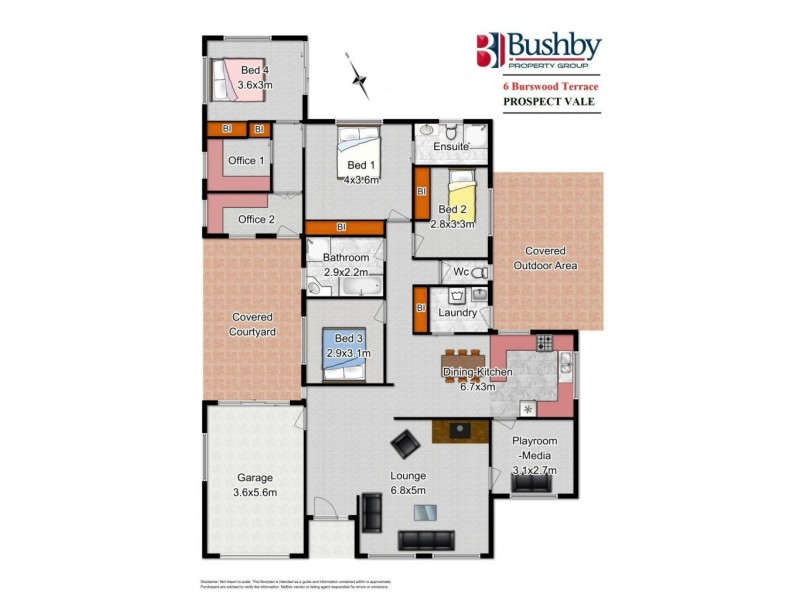 6 Burswood Terrace, Prospect Vale TAS 7250 Floorplan