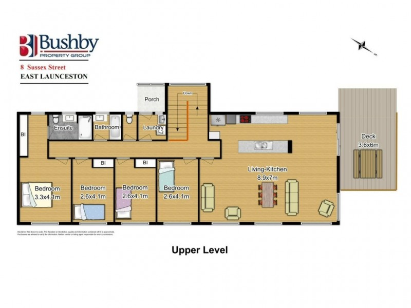 8 Sussex Street, East Launceston TAS 7250 Floorplan