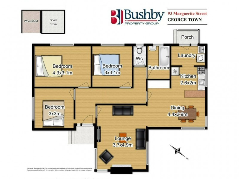 93 Marguerite Street, George Town TAS 7253 Floorplan