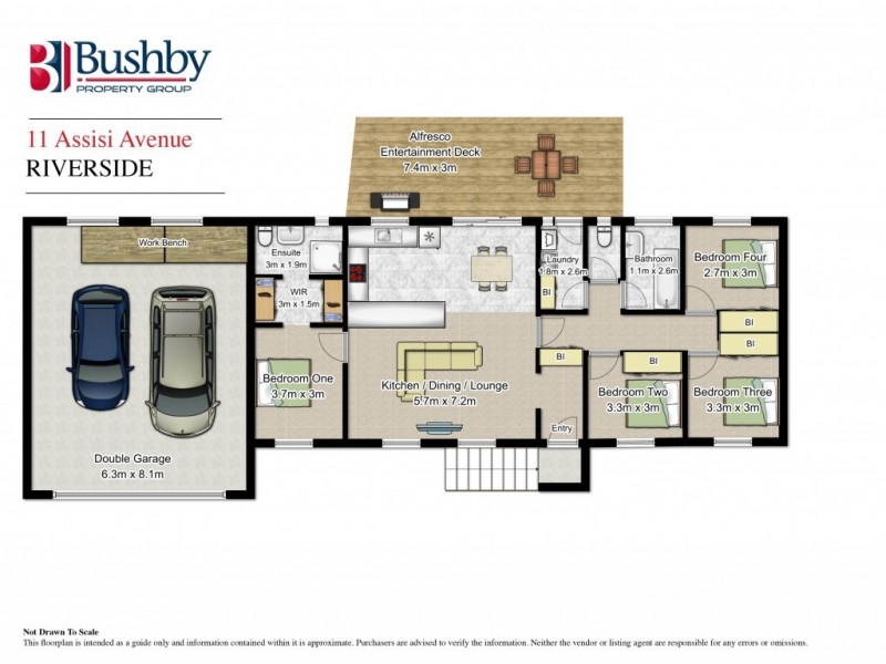 11 Assisi Avenue, Riverside TAS 7250 Floorplan