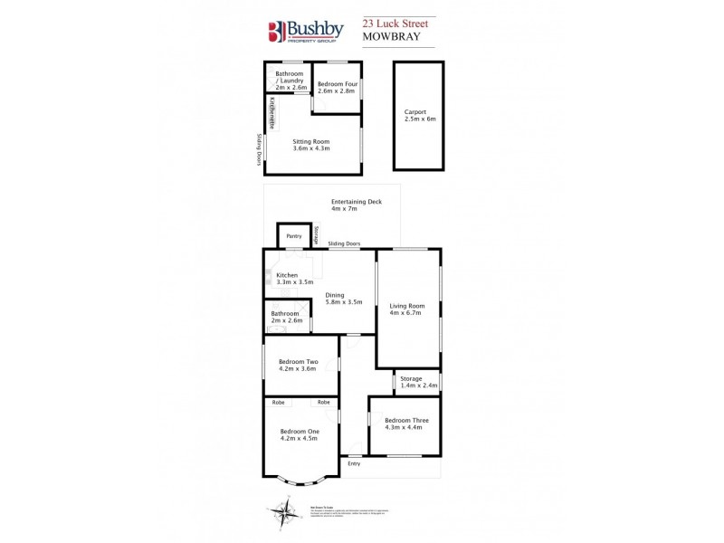 23 Luck Street, Mowbray TAS 7248 Floorplan