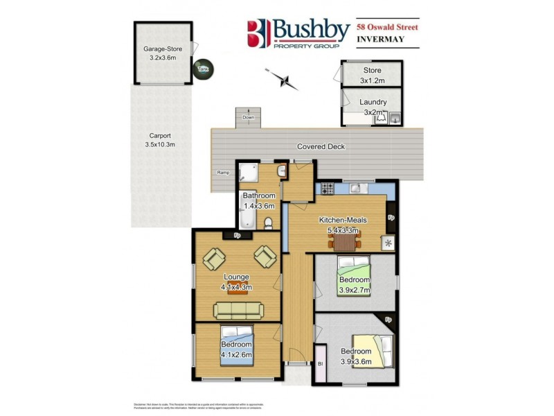58 Oswald Street, Invermay TAS 7248 Floorplan