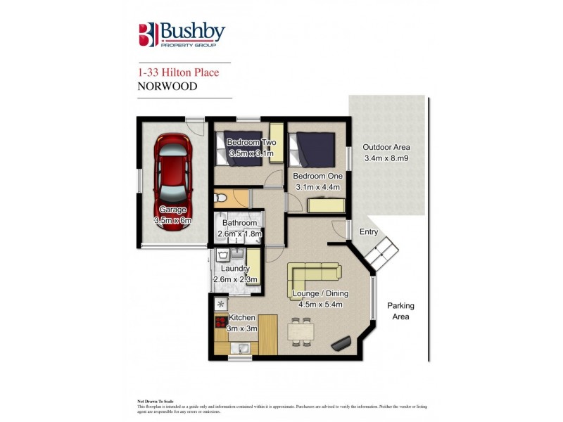 1/33 Hilton Place, Norwood TAS 7250 Floorplan