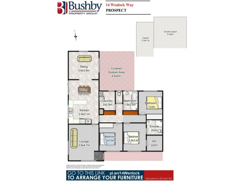 14 Wenlock Way, Prospect Vale TAS 7250 Floorplan