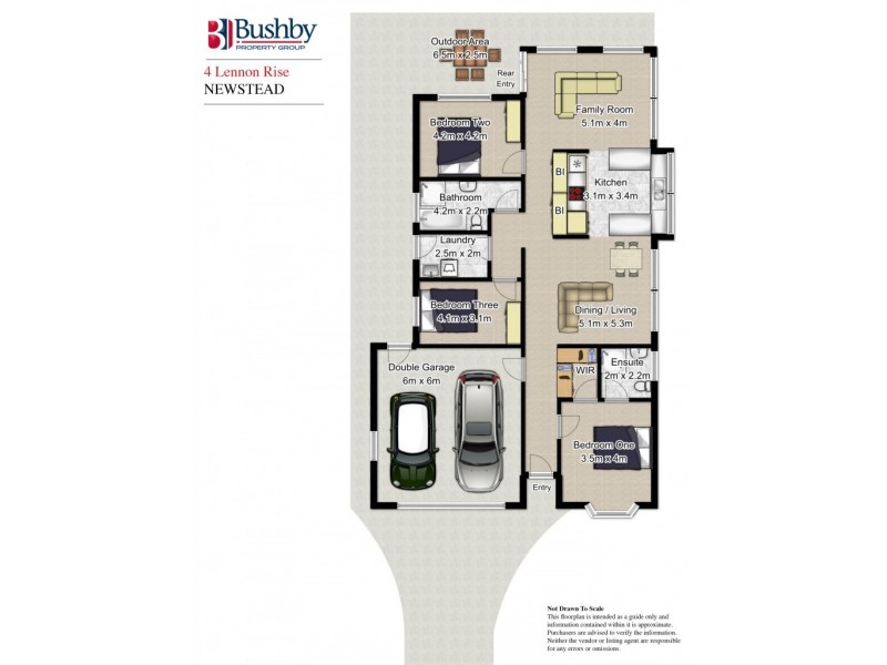4 Lennon Rise, Newstead TAS 7250 Floorplan