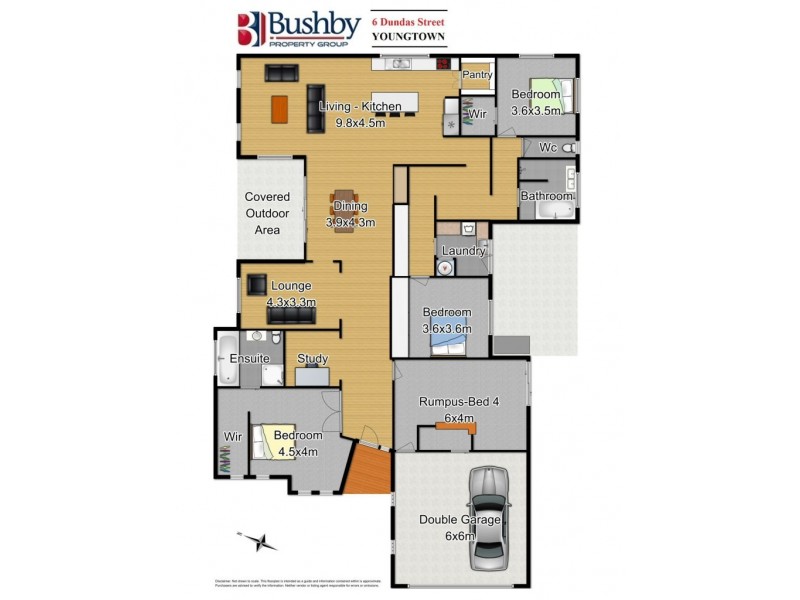 6 Dundas Street, Youngtown TAS 7249 Floorplan