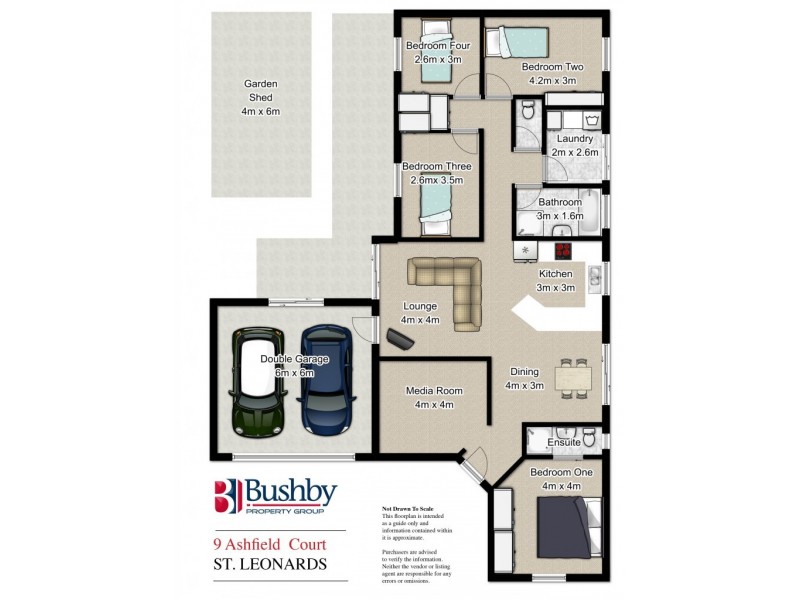 9 Ashfield Court, St Leonards TAS 7250 Floorplan
