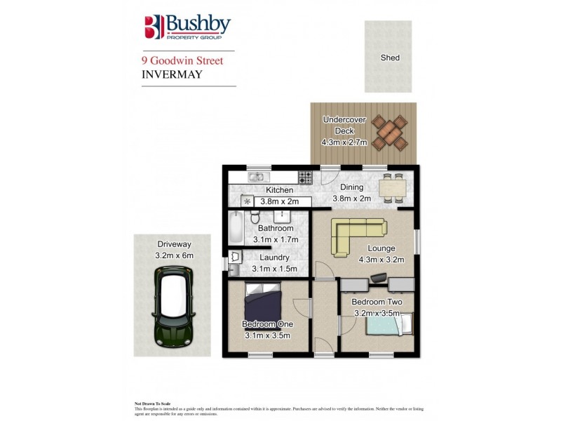 9 Goodwin Street, Invermay TAS 7248 Floorplan