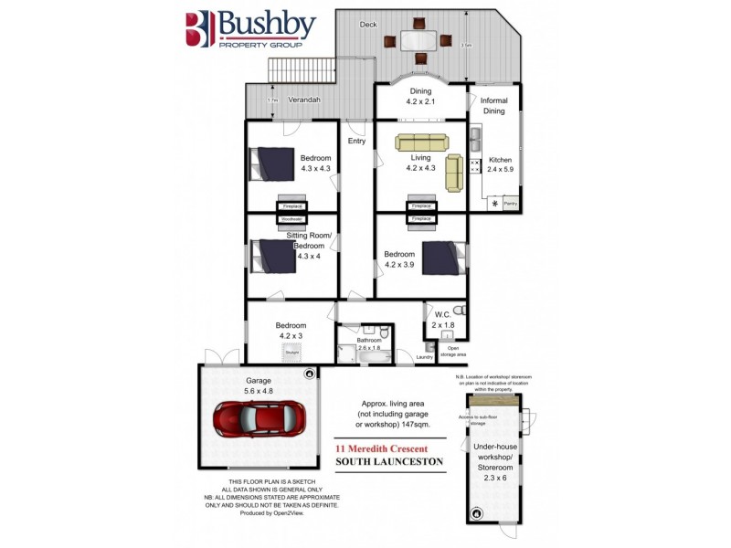 11 Meredith Crescent, South Launceston TAS 7249 Floorplan