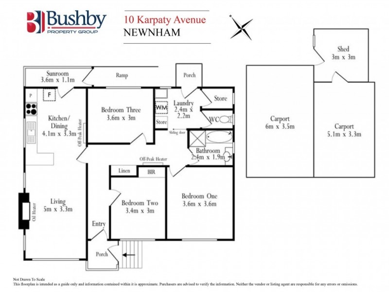 10 Karpaty Avenue, Newnham TAS 7248 Floorplan