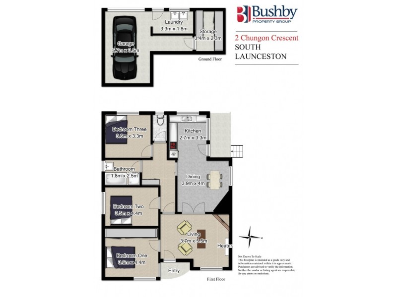 2 Chungon Crescent, South Launceston TAS 7249 Floorplan