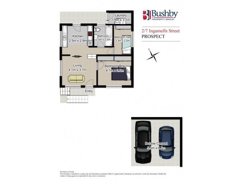 2/7 Ingamells Street, Prospect TAS 7250 Floorplan