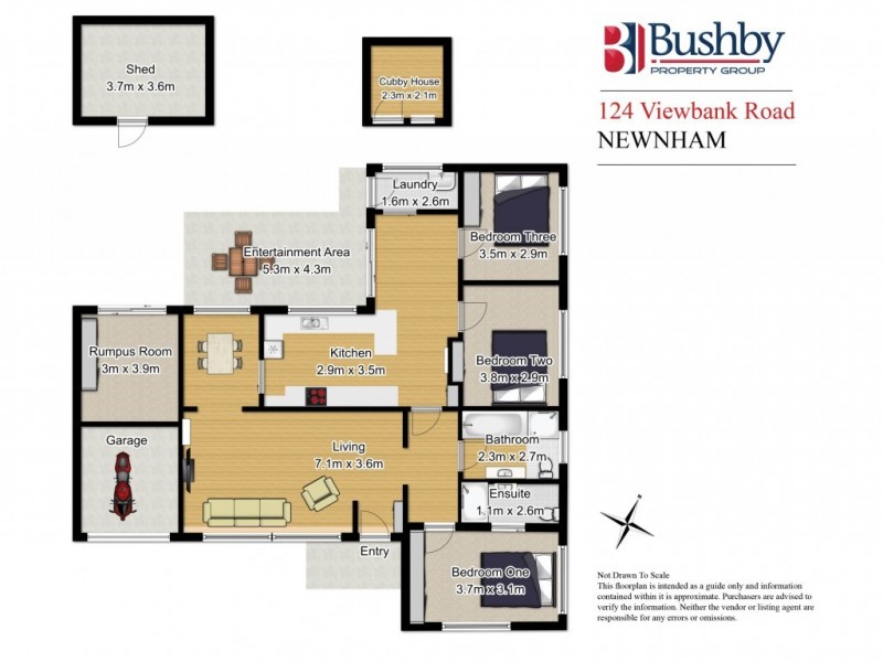 124 Viewbank Road, Newnham TAS 7248 Floorplan
