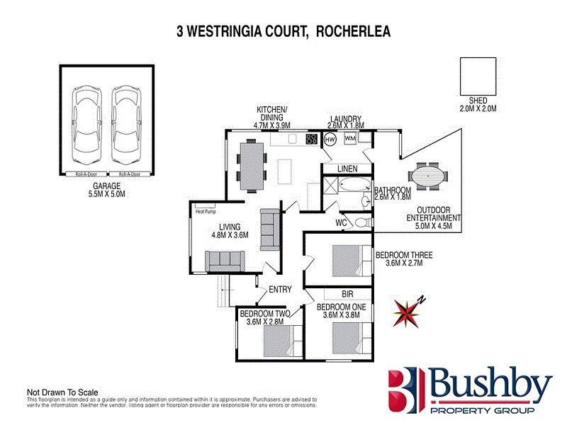 3 Westringia Court, Rocherlea TAS 7248 Floorplan