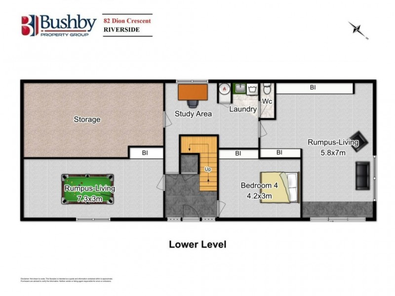82 Dion Crescent, Riverside TAS 7250 Floorplan