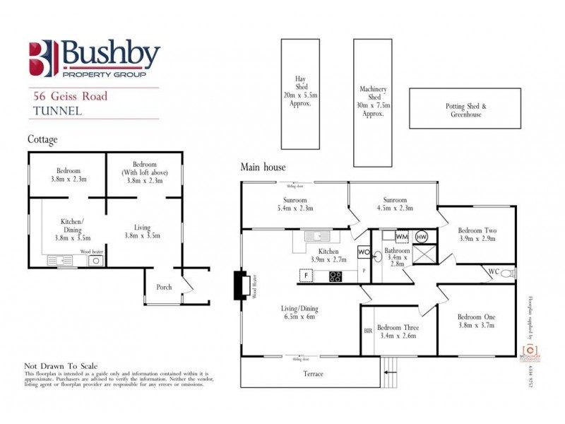 56 Geiss Road, Tunnel TAS 7254 Floorplan