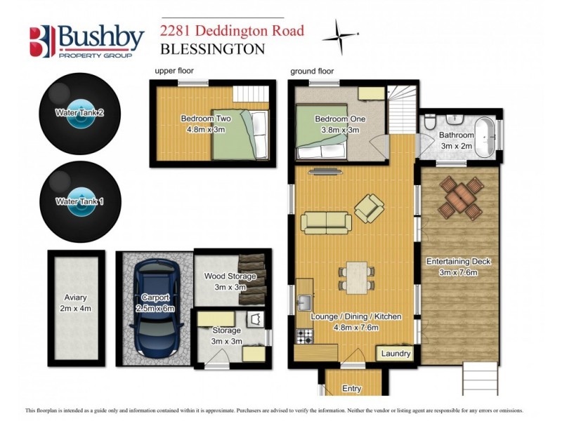 2281 Deddington Road, Blessington TAS 7212 Floorplan