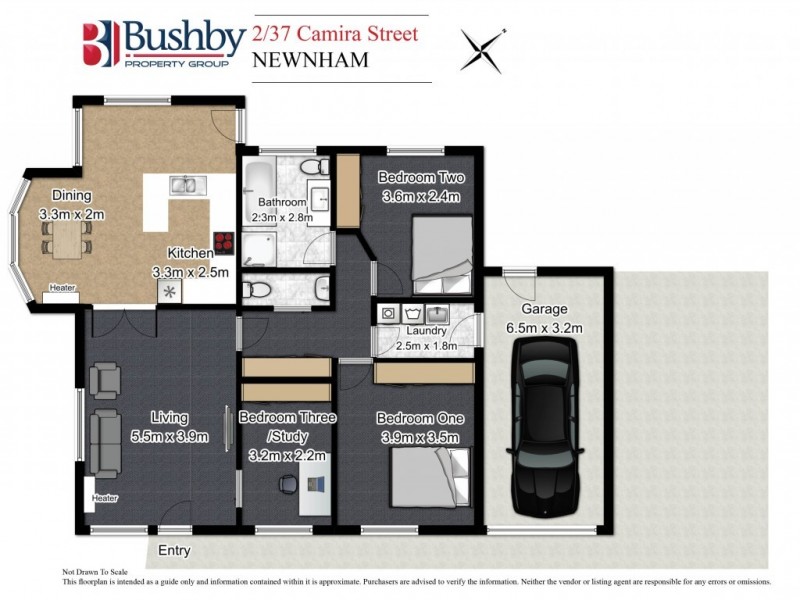 2/37 Camira Street, Newnham TAS 7248 Floorplan