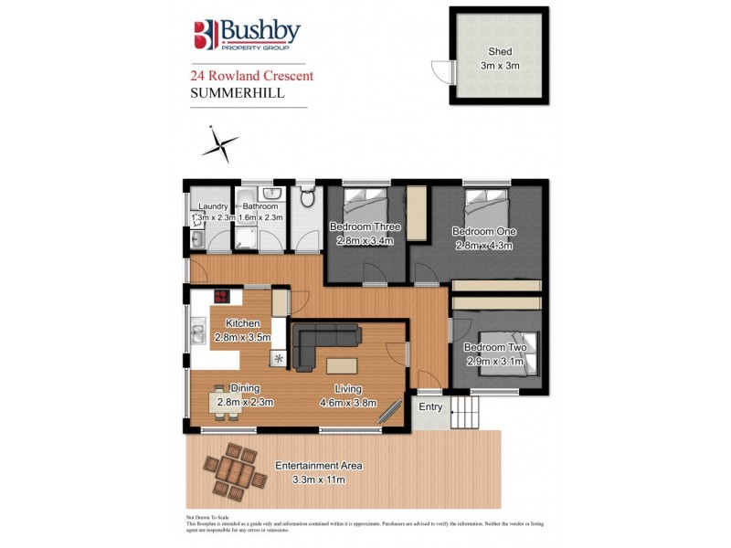 24 Rowland Crescent, Summerhill TAS 7250 Floorplan