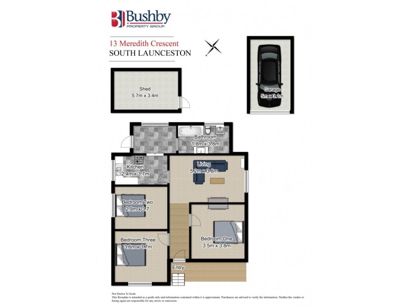 13 Meredith Crescent, South Launceston TAS 7249 Floorplan