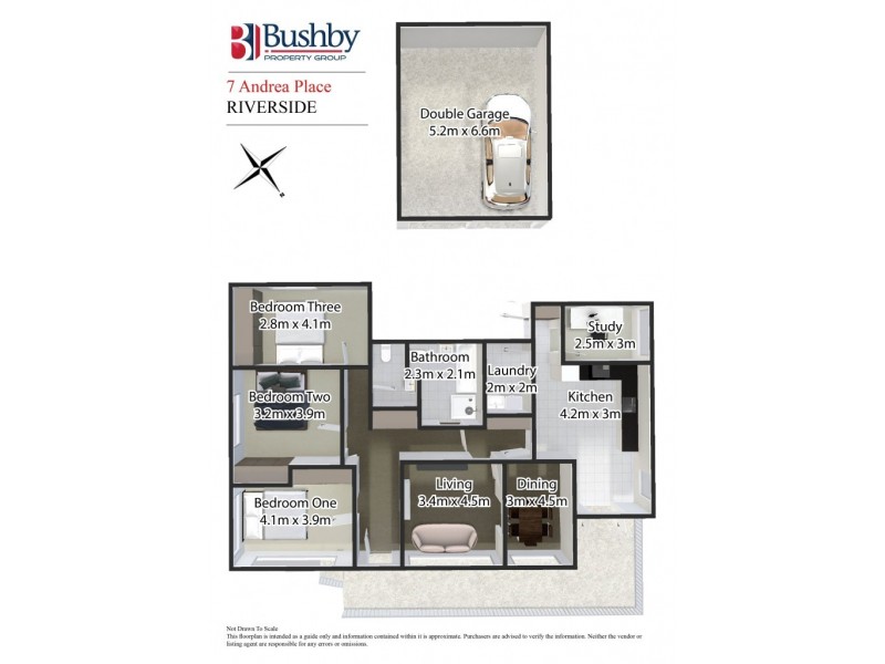 7 Andrea Place, Riverside TAS 7250 Floorplan