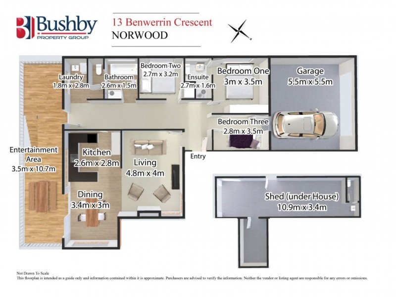 13 Benwerrin Crescent, Norwood TAS 7250 Floorplan