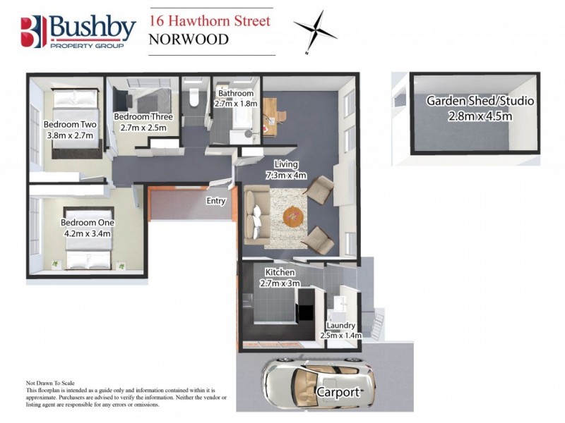 16 Hawthorn Street, Norwood TAS 7250 Floorplan