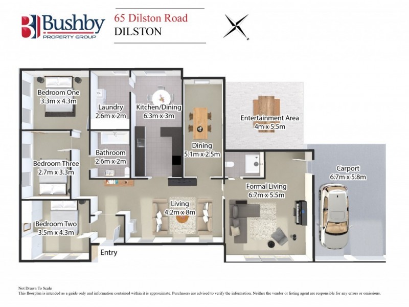 65 Dilston Road, Dilston TAS 7252 Floorplan