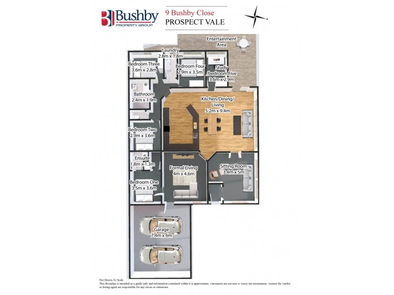 9 Bushby Close, Prospect Vale TAS 7250 Floorplan