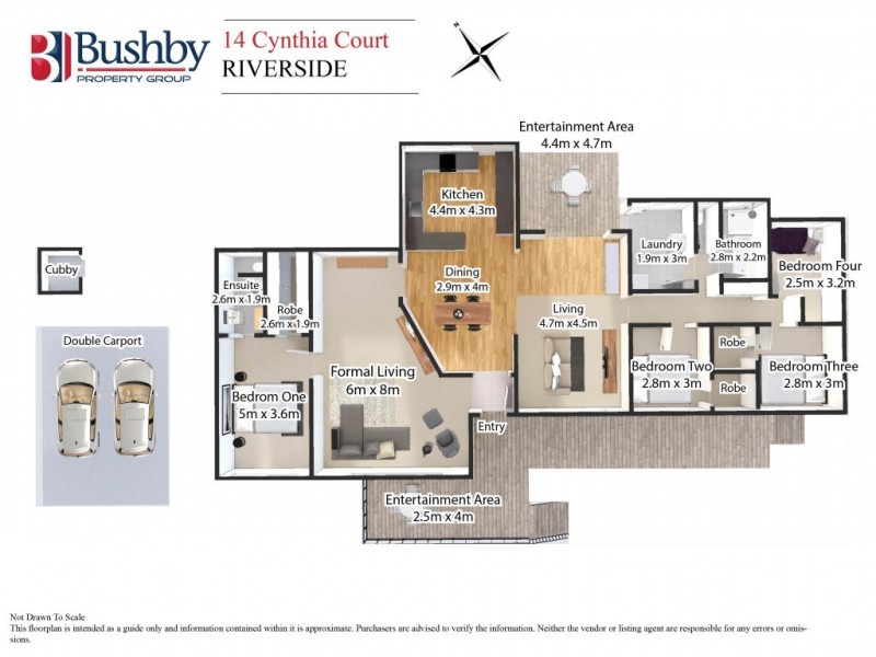 14 Cynthia Court, Riverside TAS 7250 Floorplan