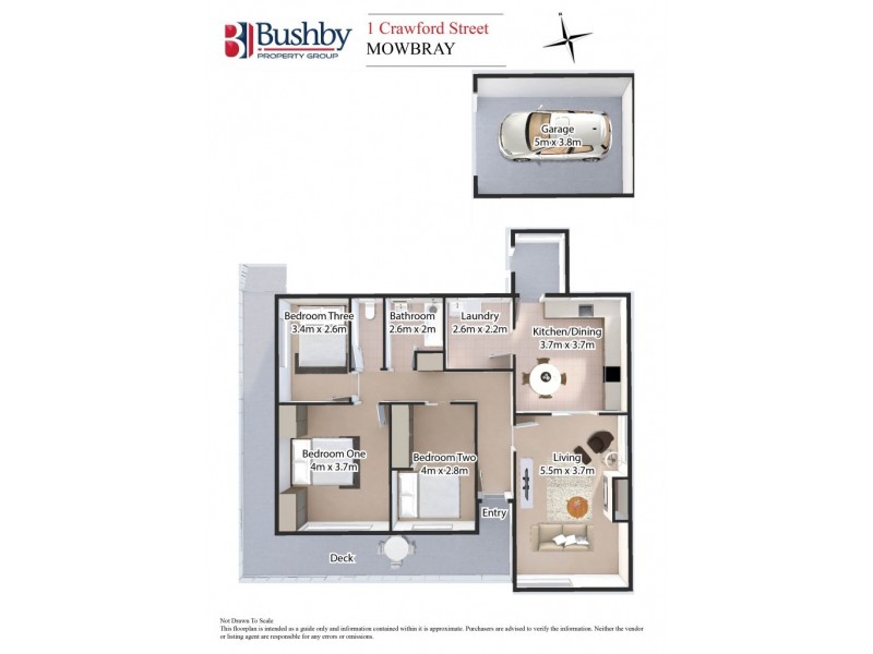 1 Crawford Street, Mowbray TAS 7248 Floorplan