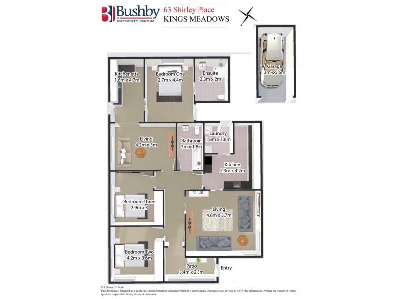 63 Shirley Place, Kings Meadows TAS 7249 Floorplan