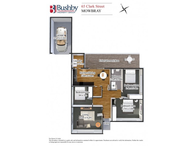65 Clark Street, Mowbray TAS 7248 Floorplan
