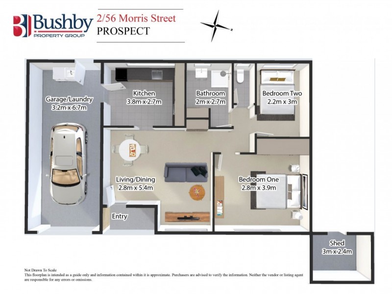 2/56 Morris Street, Prospect TAS 7250 Floorplan