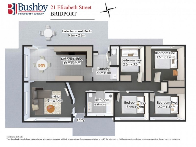 21 Elizabeth Street, Bridport TAS 7262 Floorplan