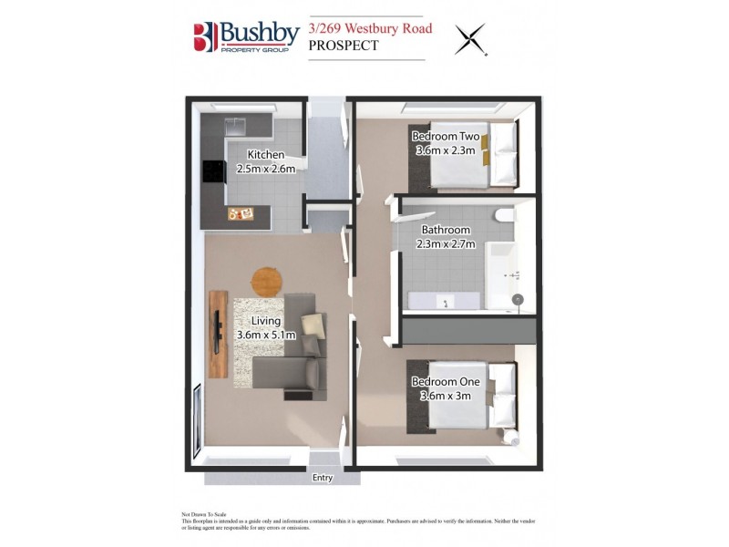 3/269 Westbury Road, Prospect TAS 7250 Floorplan