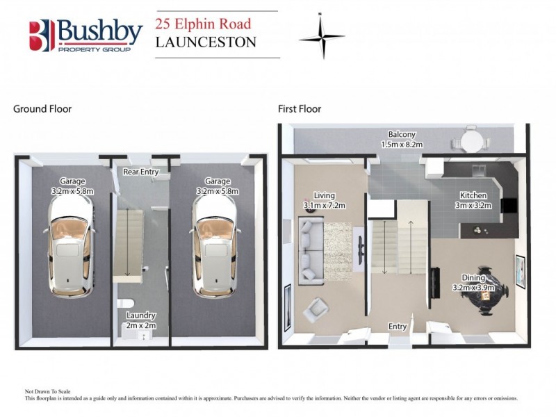 1/25 Elphin Road, Launceston TAS 7250 Floorplan