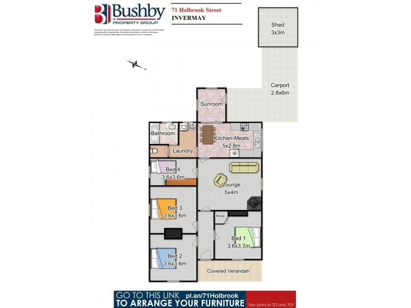 71 Holbrook Street, Invermay TAS 7248 Floorplan