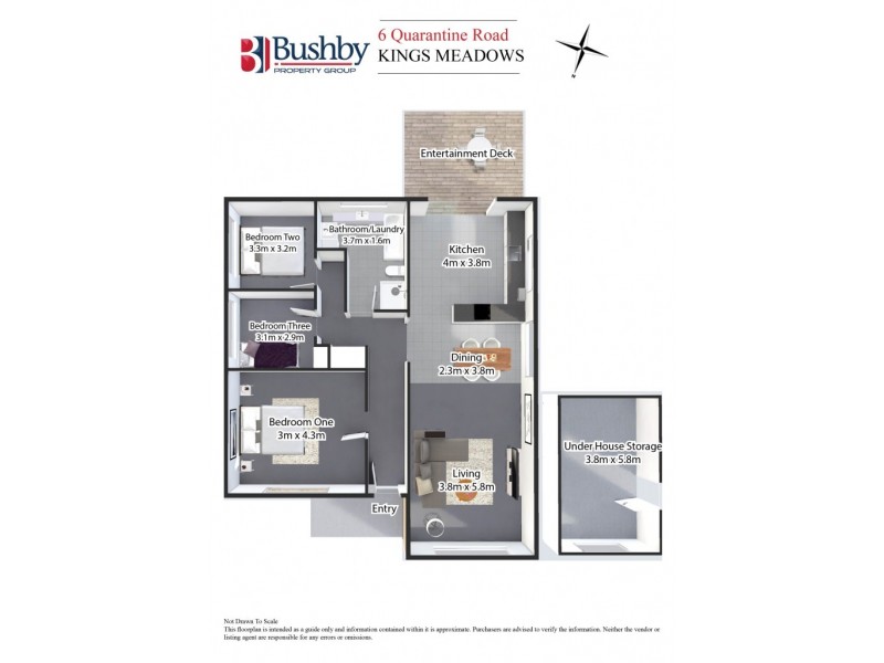 6 Quarantine Road, Kings Meadows TAS 7249 Floorplan