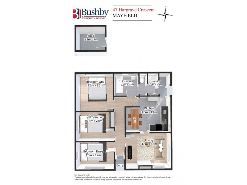 47 Hargrave Crescent, Mayfield TAS 7248 Floorplan