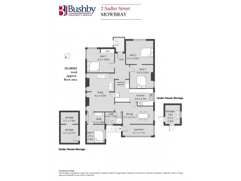 2 Sadler Street, Mowbray TAS 7248 Floorplan